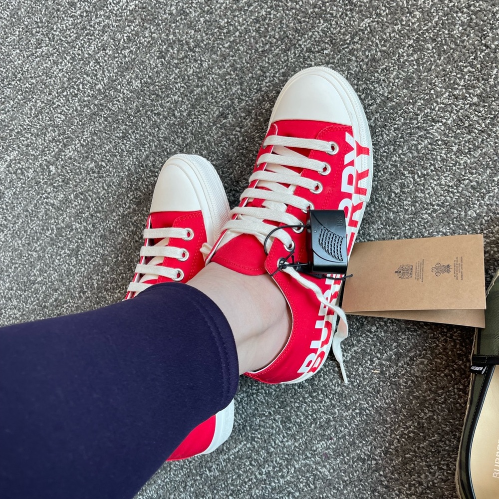 Burberry low top sneakers (Are for men but can be used as unisex)